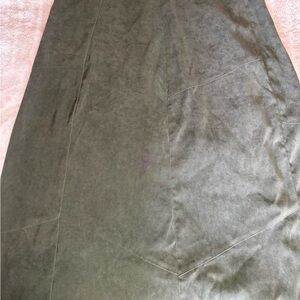 Robert Louis Green Maxi Pencil Skirt for Work